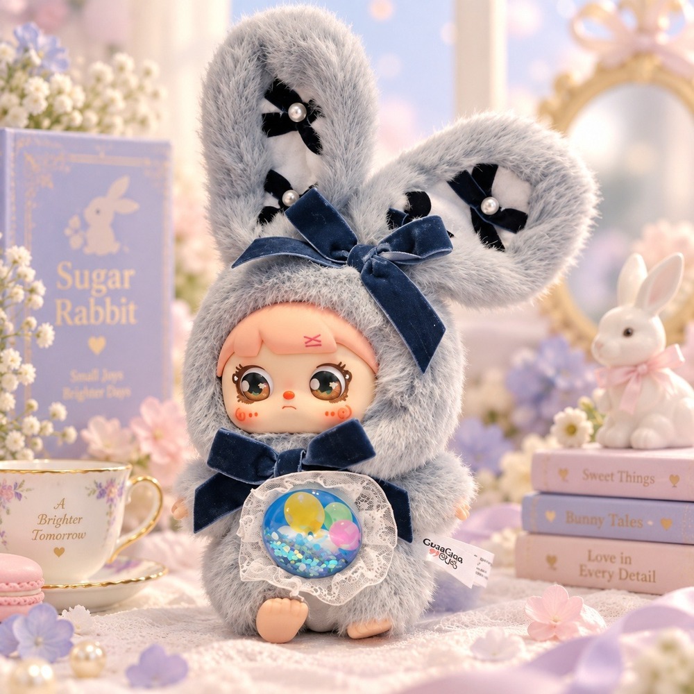 GuaGua Sugar Rabbit Magic Realm Blue Sesame Bunny Blind Box Confirmed Plush